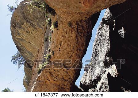 Spain, Castilla la mancha, Cuenca, National park, Nature, Landscape, Rock View Large Photo Image Stock Photo - Spain, Castilla la mancha, Cuenca, National park, Nature, Landscape, Rock. Fotosearch