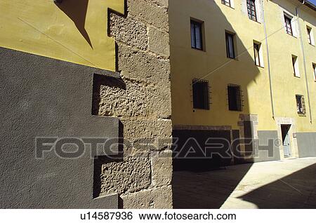 Spain, Castilla la mancha, Cuenca, Window, Windows, Building, Buildings View Large Photo Image Stock Photograph - Spain, Castilla la mancha, Cuenca, Window, Windows, Building, Buildings. Fotosearch