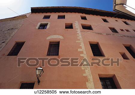 Spain, Castilla la mancha, Cuenca, Window, Windows, Building, Front View Large Photo Image Stock Photography - Spain, Castilla la mancha, Cuenca, Window, Windows, Building, Front. Fotosearch