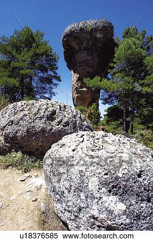 Spain, Castilla la mancha, Cuenca, National park, Nature, Landscape, Rock View Large Photo Image Stock Photography - Spain, Castilla la mancha, Cuenca, National park, Nature, Landscape, Rock. Fotosearch