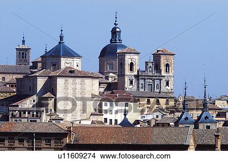 Spain, Castilla la mancha, Toledo, City, Building, Buildings, Roof View Large Photo Image Picture - Spain, Castilla la mancha, Toledo, City, Building, Buildings, Roof. Fotosearch