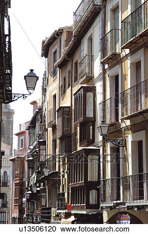 Spain, Castilla la mancha, Toledo, City, Street, Building, Buildings View Large Photo Image Stock Image - Spain, Castilla la mancha, Toledo, City, Street, Building, Buildings. Fotosearch