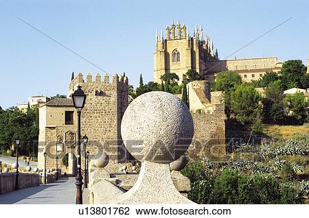 Spain, Castilla la mancha, Toledo, City, Architecture, Tower, Towers View Large Photo Image Stock Image - Spain, Castilla la mancha, Toledo, City, Architecture, Tower, Towers. Fotosearch