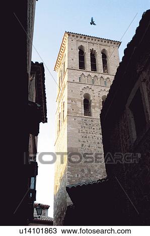 Spain, Castilla la mancha, Toledo, City, Small street, Alley, Street View Large Photo Image Stock Image - Spain, Castilla la mancha, Toledo, City, Small street, Alley, Street. Fotosearch