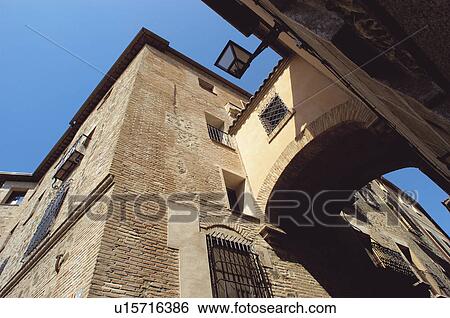 Stock Photograph - Spain, Castilla la mancha, Toledo, City, Architecture, Art, Arch. Fotosearch