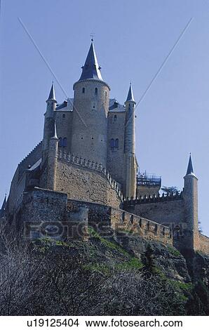 Picture - Spain, Castilla leon, Segovia, City, Tower, Towers, Cathedral. Fotosearch
