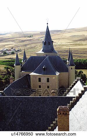 Spain, Castilla leon, Segovia, City, Tower, Towers, Castle View Large Photo Image Stock Image - Spain, Castilla leon, Segovia, City, Tower, Towers, Castle. Fotosearch