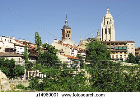 Spain, Castilla leon, Segovia, City, Tower, Building, Buildings View Large Photo Image Stock Image - Spain, Castilla leon, Segovia, City, Tower, Building, Buildings. Fotosearch