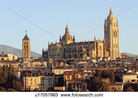 Spain, Castilla leon, Segovia, City, Architecture, Art, Cathedral View Large Photo Image Stock Image - Spain, Castilla leon, Segovia, City, Architecture, Art, Cathedral. Fotosearch