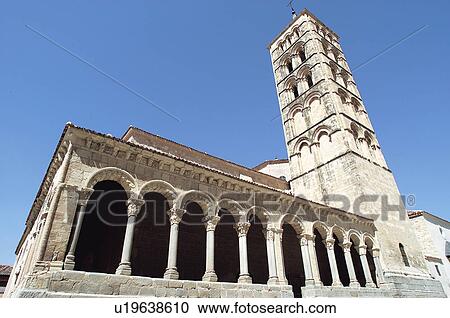 Stock Image - Spain, Castilla leon, Segovia, City, Architecture, Tower, Window. Fotosearch