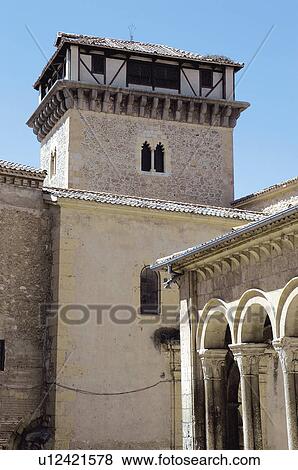 Spain, Castilla leon, Segovia, City, Architecture, Austere, Tower View Large Photo Image Stock Photo - Spain, Castilla leon, Segovia, City, Architecture, Austere, Tower. Fotosearch