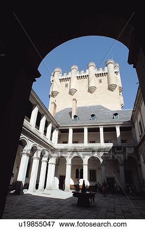 Spain, Castilla leon, Segovia, City, Tower, Towers, Castle View Large Photo Image Stock Photo - Spain, Castilla leon, Segovia, City, Tower, Towers, Castle. Fotosearch