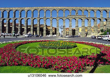 Spain Castilla leon Segovia View Large Photo Image Stock Photograph - Spain Castilla leon Segovia . Fotosearch