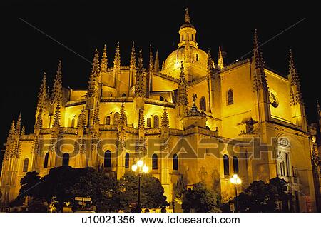 Stock Photograph - Spanish cathedral. Fotosearch