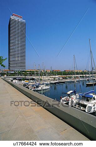 Picture - Barcelona, Cataluña, Spain, City, Town, Building, Buildings. Fotosearch