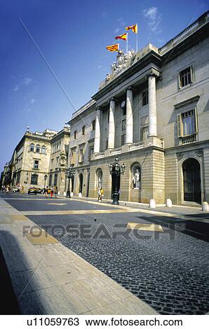 Stock Image - Barcelona, Cataluña, Spain, City, Town, Architecture, Building. Fotosearch