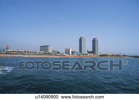 Barcelona, Cataluña, Spain, City, Town, Building, Buildings View Large Photo Image Stock Image - Barcelona, Cataluña, Spain, City, Town, Building, Buildings. Fotosearch