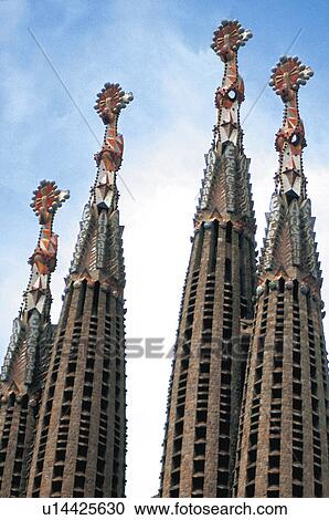 Stock Image - Barcelona, Cataluña, Spain, City, Town, Architecture, Art. Fotosearch