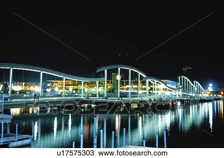 Stock Image - Barcelona, Cataluña, Spain, City, Town, Architecture, Bridge. Fotosearch
