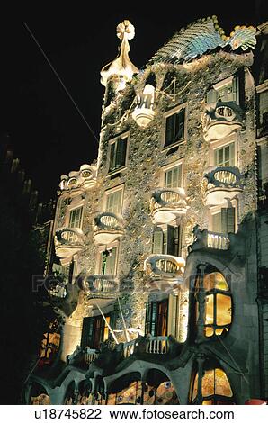 Stock Image - Barcelona, Cataluña, Spain, City, Town, Architecture, Building. Fotosearch