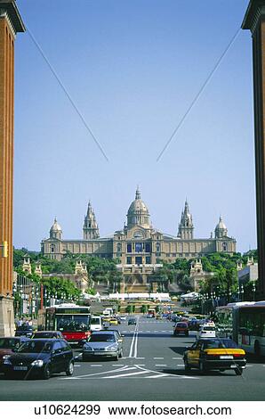 Stock Photo - Barcelona, Cataluña, Spain, City, Town, Building, Buildings. Fotosearch
