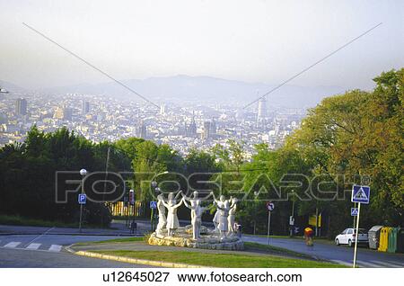 Barcelona, Cataluña, Spain, City, Town, Building, Buildings View Large Photo Image Stock Photo - Barcelona, Cataluña, Spain, City, Town, Building, Buildings. Fotosearch