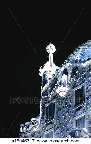 Stock Photo - Barcelona, Cataluña, Spain, City, Town, Architecture, Building. Fotosearch