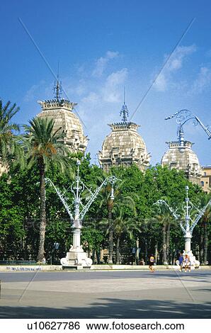 Stock Photograph - Barcelona, Cataluña, Spain, City, Town, Building, Buildings. Fotosearch