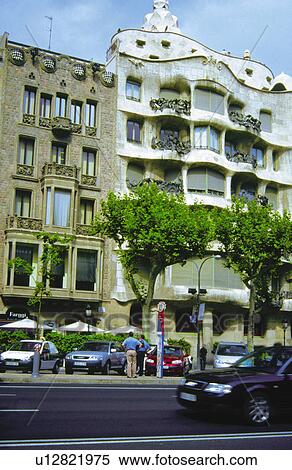 Barcelona, Cataluña, Spain, City, Town, Architecture, Modern architecture View Large Photo Image Stock Photography - Barcelona, Cataluña, Spain, City, Town, Architecture, Modern architecture. Fotosearch