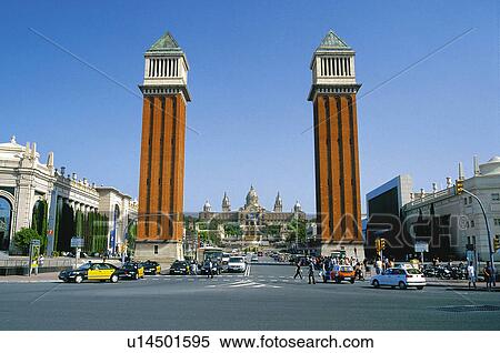 Stock Photography - Barcelona, Cataluña, Spain, City, Town, Building, Buildings. Fotosearch