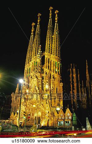 Stock Photo - Cathedral in Barcelona Spain. Fotosearch