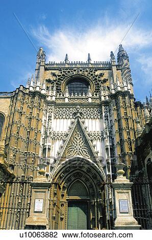 Stock Image - Sevilla, Andalucia, Andalusia, Spain, Town, City, Architecture. Fotosearch