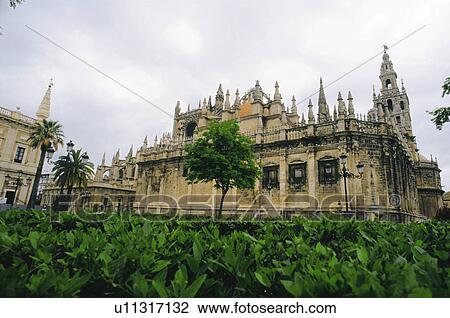 Stock Image - Sevilla, Andalucia, Andalusia, Spain, Town, City, Architecture. Fotosearch