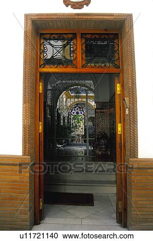 Stock Image - Sevilla, Andalucia, Andalusia, Spain, Town, City, Door. Fotosearch