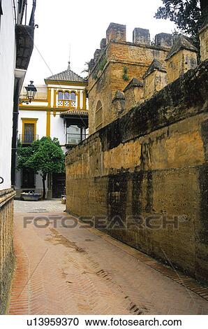 Stock Image - Sevilla, Andalucia, Andalusia, Spain, Town, City, Building. Fotosearch