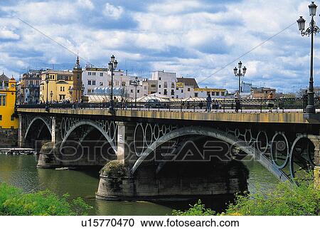 Sevilla, Andalucia, Andalusia, Spain, Town, City, Bridge View Large Photo Image Stock Image - Sevilla, Andalucia, Andalusia, Spain, Town, City, Bridge. Fotosearch