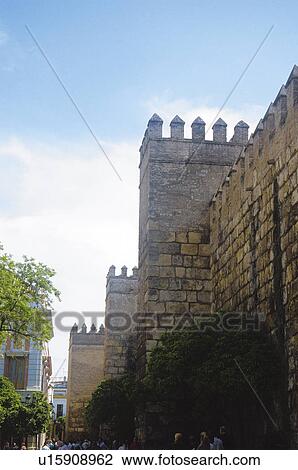 Stock Image - Sevilla, Andalucia, Andalusia, Spain, Town, City, Architecture. Fotosearch