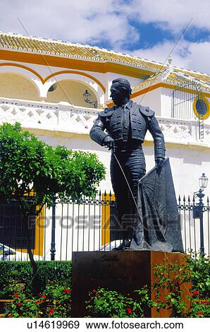 Sevilla, Andalucia, Andalusia, Spain, Town, City, Statue View Large Photo Image Stock Photo - Sevilla, Andalucia, Andalusia, Spain, Town, City, Statue. Fotosearch