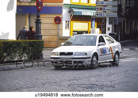 Stock Photo - Sevilla, Andalucia, Andalusia, Spain, Town, City, Street. Fotosearch