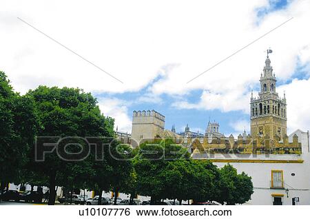 Sevilla, Andalucia, Andalusia, Spain, Town, City, Architecture View Large Photo Image Stock Photograph - Sevilla, Andalucia, Andalusia, Spain, Town, City, Architecture. Fotosearch