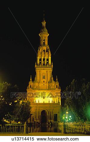 Stock Photography - Sevilla, Andalucia, Andalusia, Spain, Town, City, Building. Fotosearch