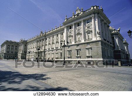 Stock Image - Spain, Madrid, City, Town, Building, Architecture, Column. Fotosearch