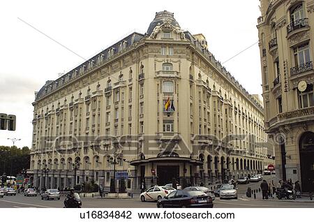 Spain, Madrid, City, Town, Building, Buildings, Corner View Large Photo Image Stock Image - Spain, Madrid, City, Town, Building, Buildings, Corner. Fotosearch