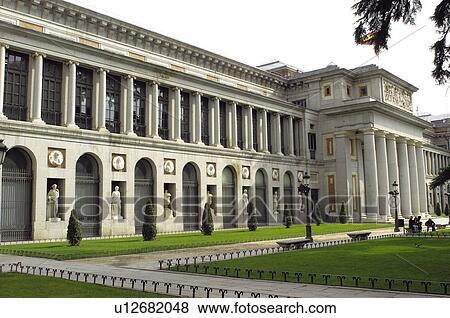 Stock Photo - Spain, Madrid, City, Town, Building, Column, Columns. Fotosearch
