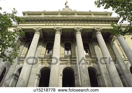Spain, Madrid, City, Town, Building, Architecture, Column View Large Photo Image Stock Photo - Spain, Madrid, City, Town, Building, Architecture, Column. Fotosearch