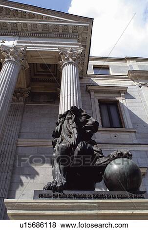 Spain, Madrid, City, Town, Building, Monument, House of commons View Large Photo Image Stock Photo - Spain, Madrid, City, Town, Building, Monument, House of commons. Fotosearch