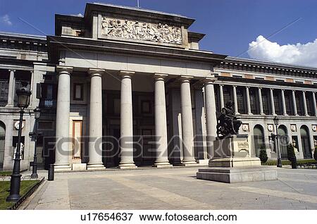 Stock Photo - Spain, Madrid, City, Town, Building, Column, Columns. Fotosearch