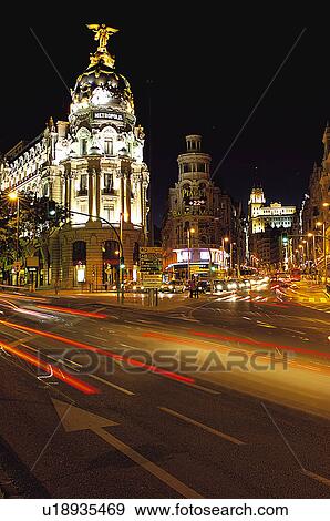Spain, Madrid, City, Town, Building, Buildings, Corner View Large Photo Image Stock Photo - Spain, Madrid, City, Town, Building, Buildings, Corner. Fotosearch