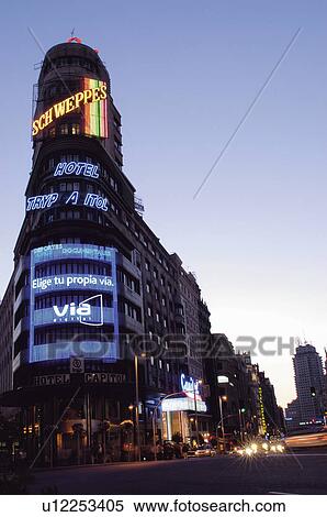 Spain, Madrid, City, Town, Building, Buildings, High View Large Photo Image Stock Photography - Spain, Madrid, City, Town, Building, Buildings, High. Fotosearch