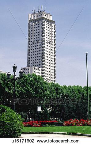 Spain, Madrid, City, Town, High rise, Tower block, High View Large Photo Image Stock Image - Spain, Madrid, City, Town, High rise, Tower block, High. Fotosearch